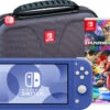 Nintendo Switch Lite Blauw + Mario Kart 8 Deluxe + Bigben Beschermtas