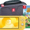 Nintendo Switch Lite Geel + Animal Crossing New Horizons + Bigben Beschermtas