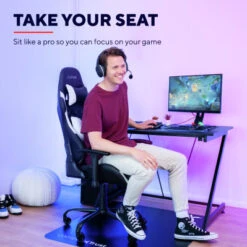 Trust GXT 708 Resto Gaming Stoel Wit -Nintendo Winkel 1850672