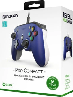 NACON Officiële Bedrade Xbox X Pro Controller Blauw -Nintendo Winkel 1856305