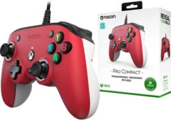 NACON Officiële Bedrade Xbox X Pro Controller Rood -Nintendo Winkel 1856310