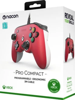 NACON Officiële Bedrade Xbox X Pro Controller Rood -Nintendo Winkel 1856311
