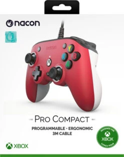 NACON Officiële Bedrade Xbox X Pro Controller Rood -Nintendo Winkel 1856312