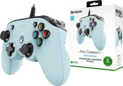 NACON Officiële Bedrade Xbox X Pro Controller Pastel Blauw -Nintendo Winkel 1856317