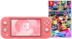 Nintendo Switch Lite Koraal + Mario Kart 8 Deluxe Switch