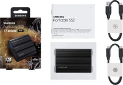 Samsung Portable SSD T7 Shield 4TB Zwart - Duo Pack -Nintendo Winkel 1864867 1