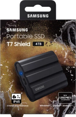 Samsung Portable SSD T7 Shield 4TB Zwart - Duo Pack -Nintendo Winkel 1864869 1