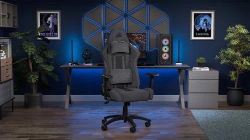 Corsair TC100 Relaxed Grijs/Zwart 10 Corsair TC100 Relaxed Grijs/Zwart - Afbeelding 10