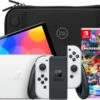 Nintendo Switch OLED Wit + Mario Kart 8 Deluxe + BlueBuilt Beschermhoes