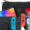 Nintendo Switch OLED Blauw/Rood + Nintendo Switch Sports + BlueBuilt Beschermhoes