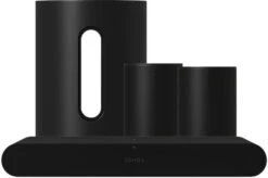Sonos Ray Zwart + 2x Era 100 + Sub Mini Zwart