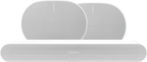 Sonos Ray Wit + 2x Era 300 Wit 1 Sonos Ray Wit + 2x Era 300 Wit