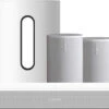 Sonos Beam Gen2 Wit + 2x Era 100 Wit + Sub Mini Wit
