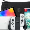 Nintendo Switch OLED Wit + Zelda: Tears Of The Kingdom + BlueBuilt Beschermhoes