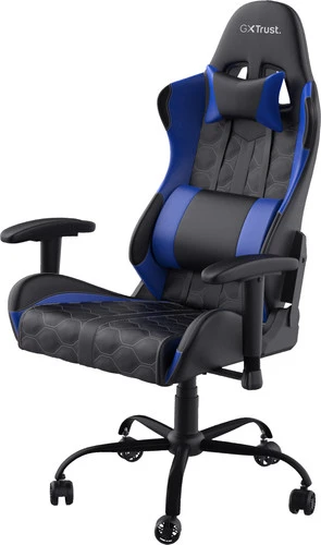 Trust GXT 708B Resto Gaming Stoel Blauw 1 Trust GXT 708B Resto Gaming Stoel Blauw