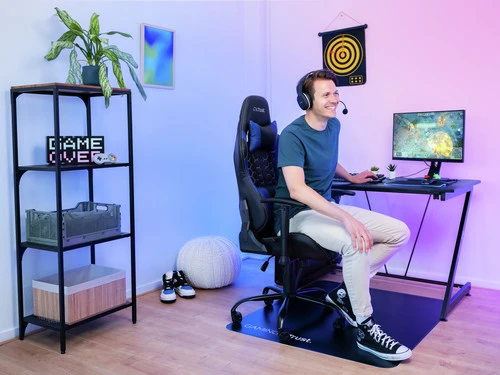 Trust GXT 708B Resto Gaming Stoel Blauw 5 Trust GXT 708B Resto Gaming Stoel Blauw - Afbeelding 5