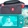 Nintendo Switch Lite Turquoise + Zelda: Tears Of The Kingdom + Bigben Beschermhoes