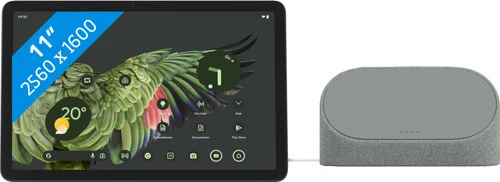 Google Pixel Tablet 128GB Wifi Grijs En Oplaaddock Met Speaker + Extra Dock 1 Google Pixel Tablet 128GB Wifi Grijs En Oplaaddock Met Speaker + Extra Dock