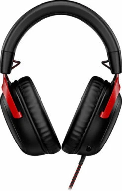 HyperX Cloud III Wired Gaming Headset - Zwart/Rood (PC, PS5, Xbox Series X/S) 12 HyperX Cloud III Wired Gaming Headset - Zwart/Rood (PC, PS5, Xbox Series X/S) -Nintendo Winkel 1935173