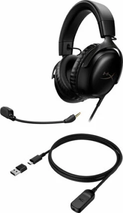HyperX Cloud III Wired Gaming Headset - Zwart (PC, PS5, Xbox Series X/S) 15 HyperX Cloud III Wired Gaming Headset - Zwart (PC, PS5, Xbox Series X/S) -Nintendo Winkel 1935181