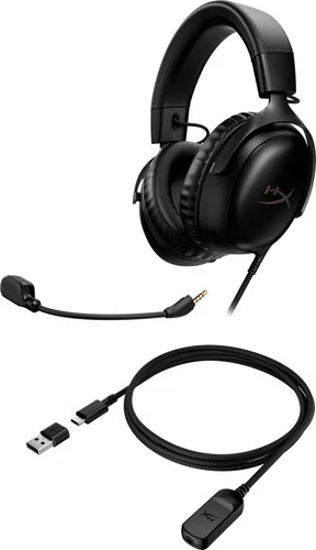 HyperX Cloud III Wired Gaming Headset - Zwart (PC, PS5, Xbox Series X/S) 6 HyperX Cloud III Wired Gaming Headset - Zwart (PC, PS5, Xbox Series X/S) - Afbeelding 6
