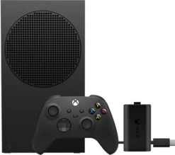 MICROSOFT Xbox Series S 1 TB Zwart + Play & Charge Kit