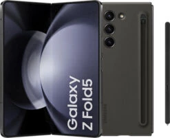 Samsung Galaxy Z Fold 5 256GB Zwart 5G + Samsung Slim S Pen Case Grijs