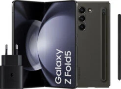 Samsung Galaxy Z Fold 5 256GB Zwart 5G + Samsung Accessoirepakket