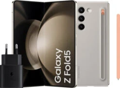 Samsung Galaxy Z Fold 5 512GB Creme 5G + Samsung Accessoirepakket