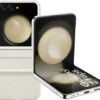 Samsung Galaxy Z Flip 5 256GB Creme 5G + Samsung Back Cover Leer Crème