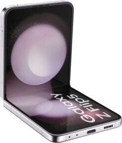 Samsung Galaxy Z Flip 5 512GB Paars 5G + Samsung Back Cover Leer Zwart -Nintendo Winkel 1944635 5