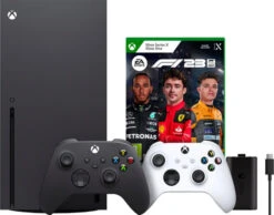 Xbox Series X + F1 23 + Microsoft Xbox Controller Wit + Play & Charge Kit