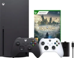 Xbox Series X + Hogwarts Legacy + Microsoft Xbox Controller Wit + Play & Charge Kit