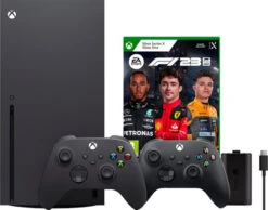Xbox Series X + F1 23 + Microsoft Xbox Controller Zwart + Play & Charge Kit