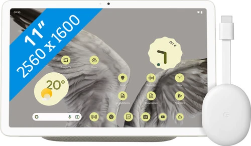 Google Pixel Tablet 128GB Wifi Crème + Chromecast HD Met Google TV 1 Google Pixel Tablet 128GB Wifi Crème + Chromecast HD Met Google TV