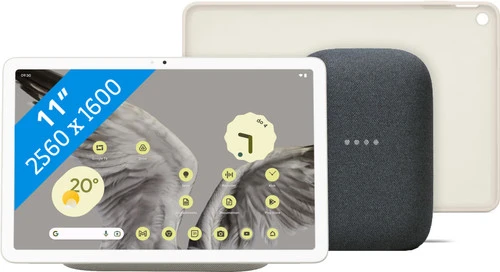 Google Pixel Tablet 128GB Wifi Creme + Pixel Tablet Back Cover Crème + Nest Audio Charcoal 1 Google Pixel Tablet 128GB Wifi Creme + Pixel Tablet Back Cover Crème + Nest Audio Charcoal