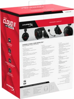 HyperX Cloud II Core Wireless Gaming Headset - Zwart -Nintendo Winkel 1956253