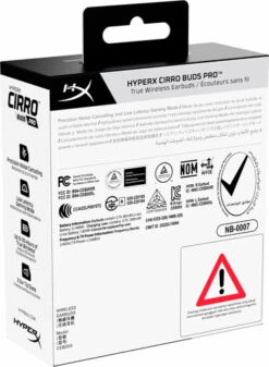 HyperX Cirro Buds Pro True Draadloze Gaming Oortjes - Zwart -Nintendo Winkel 1956309