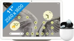 Google Pixel Tablet 128GB Wifi Crème + Pixel Buds Pro Lichtblauw