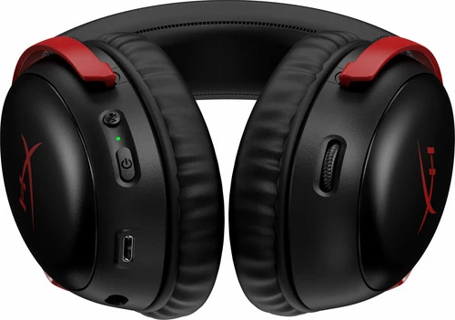 HyperX Cloud III Wireless Gaming Headset - Zwart/Rood(PC, PS5, PS4) 3 HyperX Cloud III Wireless Gaming Headset - Zwart/Rood(PC, PS5, PS4) - Afbeelding 3