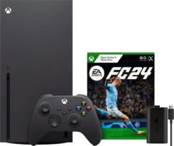 MICROSOFT Xbox Series X + EA Sports FC 24 + Play & Charge Kit