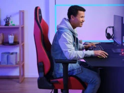 Trust GXT 714R Ruya Gaming Stoel Rood -Nintendo Winkel 1966143