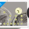 Google Pixel Tablet 128GB Wifi Creme En Dock Met Speaker + Nest Cam Indoor Wired