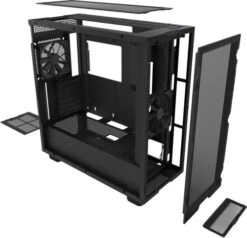 NZXT H7 Flow RGB - Black - 2023 Model -Nintendo Winkel 1975341
