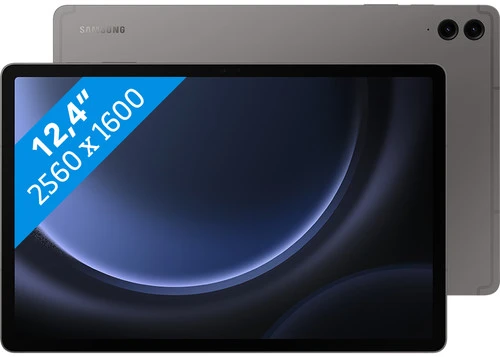 Samsung Galaxy Tab S9 FE Plus 128GB Wifi + 5G Grijs 1 Samsung Galaxy Tab S9 FE Plus 128GB Wifi + 5G Grijs