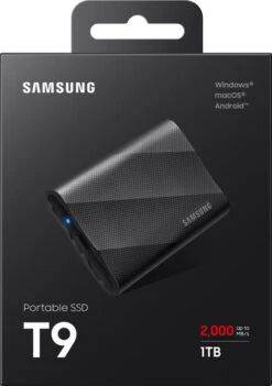 Samsung T9 Portable SSD 1TB Zwart - Duo-Pack -Nintendo Winkel 1976603