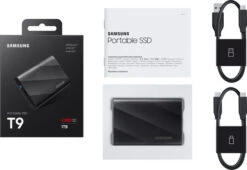Samsung T9 Portable SSD 1TB Zwart 19 Samsung T9 Portable SSD 1TB Zwart -Nintendo Winkel 1976606 1