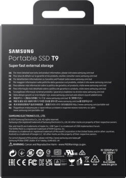 Samsung T9 Portable SSD 2TB Zwart -Nintendo Winkel 1976628