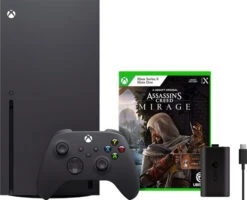 MICROSOFT Xbox Series X + Assassin's Creed: Mirage + Play & Charge Kit