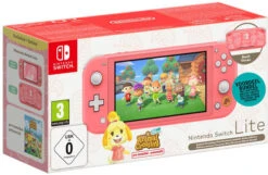 Nintendo Switch Lite Animal Crossing New Horizons Editie Roze